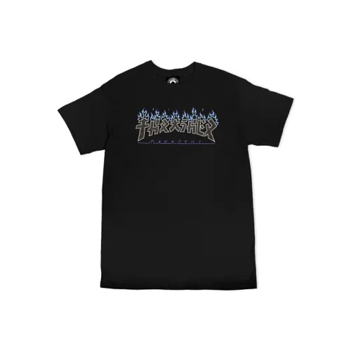 Thrasher Черная Унисекс Футболка