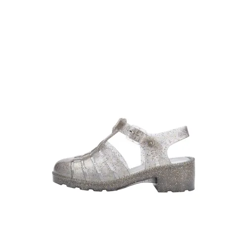 Melissa Slip-resistant Abrasion-resistant Low Top Sandals Silver Baby