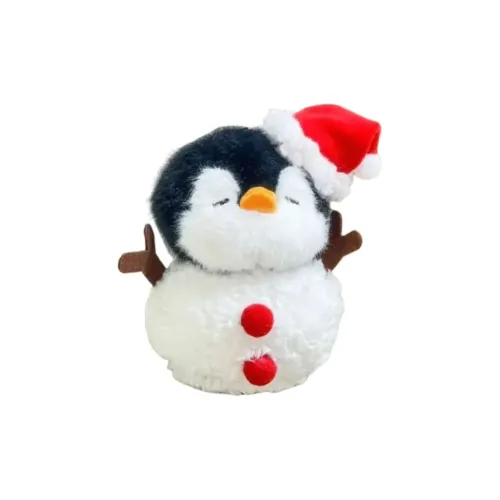 FKOFR Рождество Снеговик Пингвин Куклы Плюшевый Брелок 12 см Рекомендуемая Высота