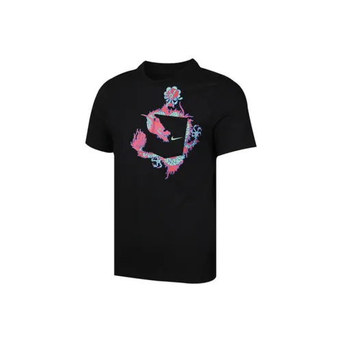 Nike Мужские черные футболки