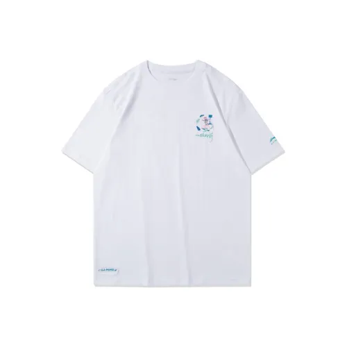 LINING Sports Fashion Collection Белая Мужская Футболка