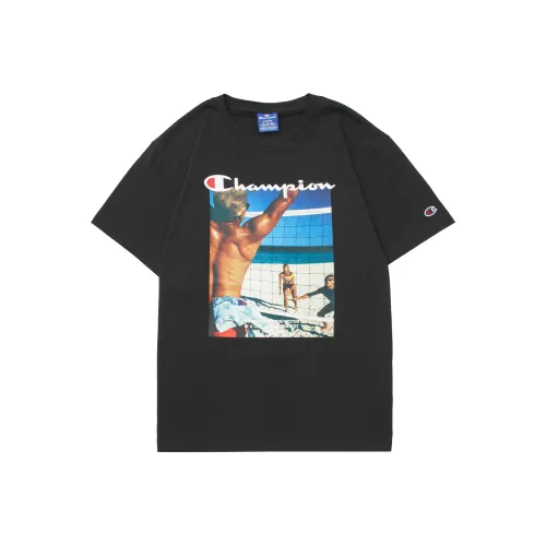Champion Black Унисекс T-рубашка