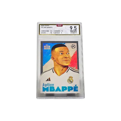 Topps Mbappé Игрок Карта Deco Художественный стиль Особенная Карта Большая Карточка с Портретом Комикс Эскиз Особенная Карта Сертифицированные Карточки 1 Размер