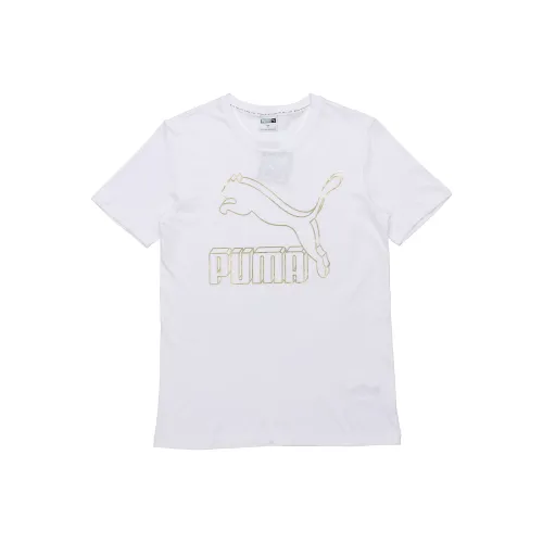 PUMA CLASSICS Белый Мужской T-Рубашки