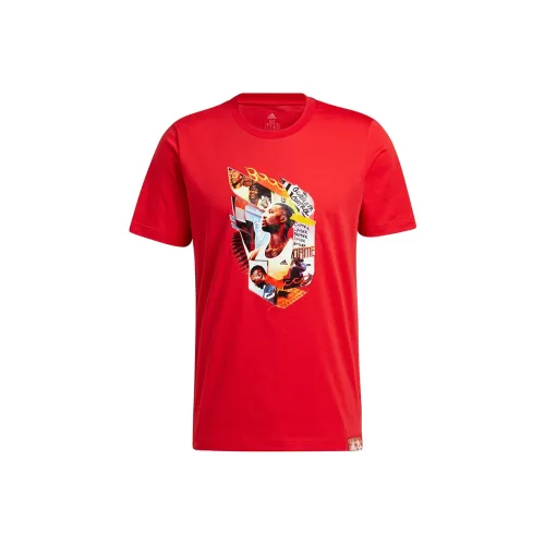 Adidas Red Мужская T-рубашка