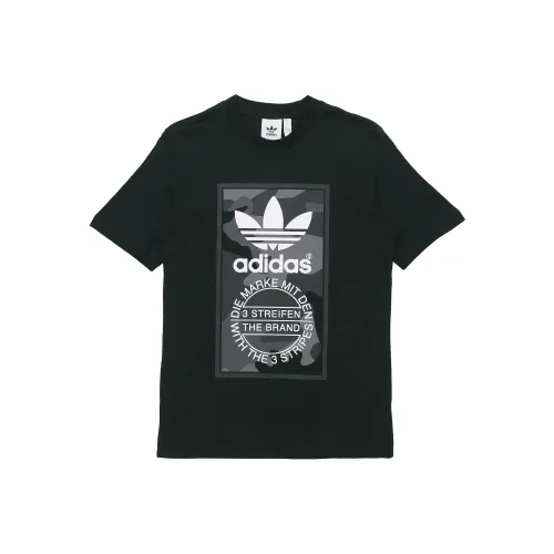 Adidas Originals Tongue Mark Черные Мужские T-Рубашки