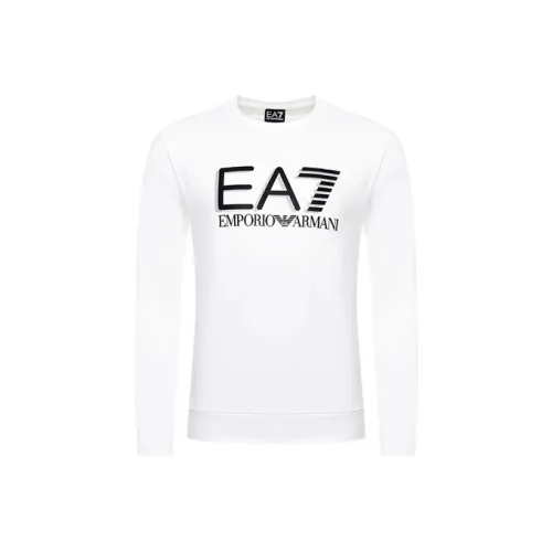 EMPORIO ARMANI EA7 Толстовка Мужской Белый