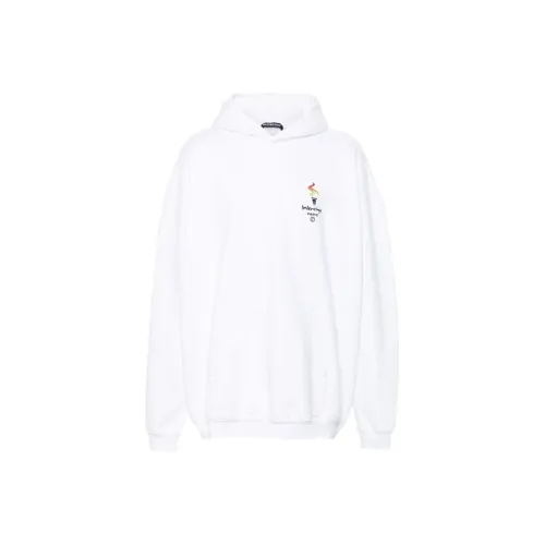 BALENCIAGA Белый Унисекс Свитшоты