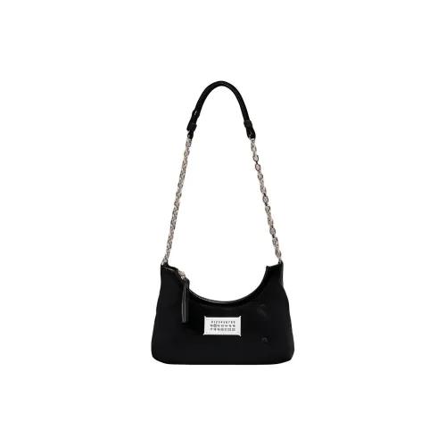 Maison Margiela Glam Slam Вельвет Сумка через плечо Сумка на плечо Экстра мини Женская Черная