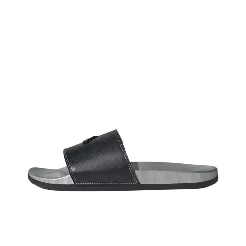 adidas Adilette Comfort Слайды Слипоны Черно-серебро Унисекс