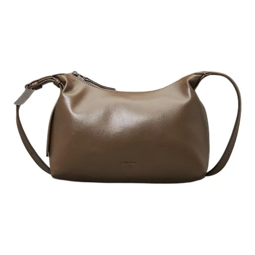 Calvin Klein Полиуретан Сумка через плечо Женская Тик Цвет