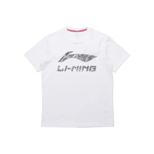 LINING Белый Мужской T-Рубашки