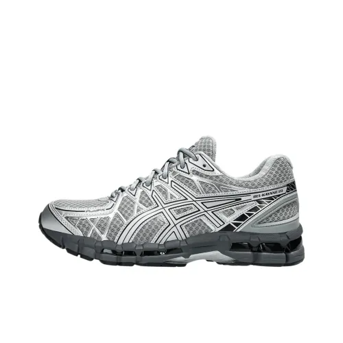 Asics Gel Kayano20 Беговые кроссовки Низкий топ Серебряный Унисекс