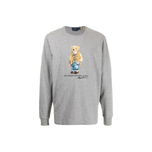 Polo Ralph Lauren T-Shirt Мужская Серого цвета