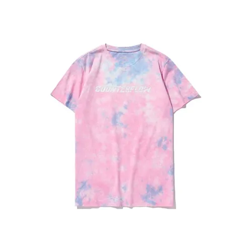 Подкладка CF T Рубашка Унисекс Синий Розовый Tie Dye