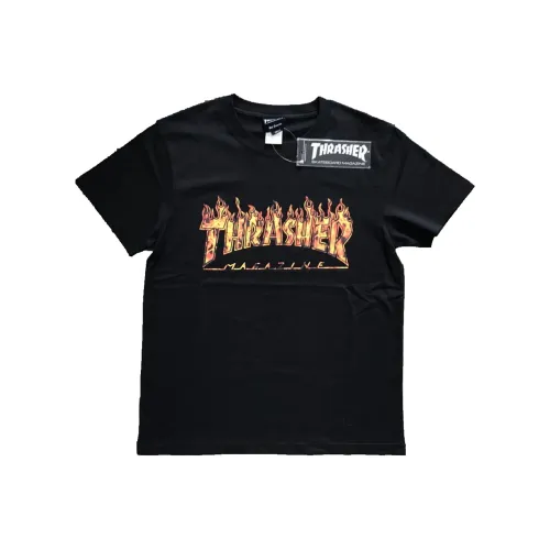 Thrasher T-Shirt Унисекс Черный Японская версия