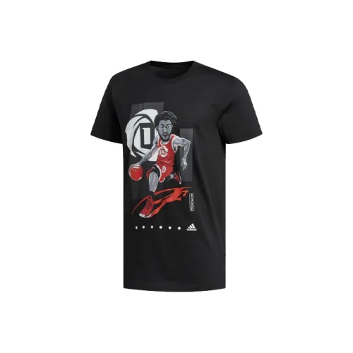 Adidas Мужские черные футболки