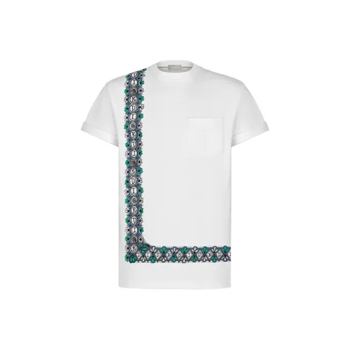 DIOR Quarterly New Products T-Shirt Мужской Белый