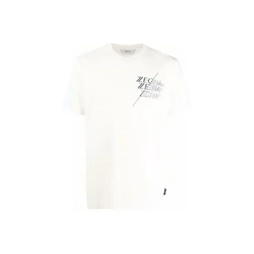 Ermenegildo Zegna Белые Мужские T-рубашки