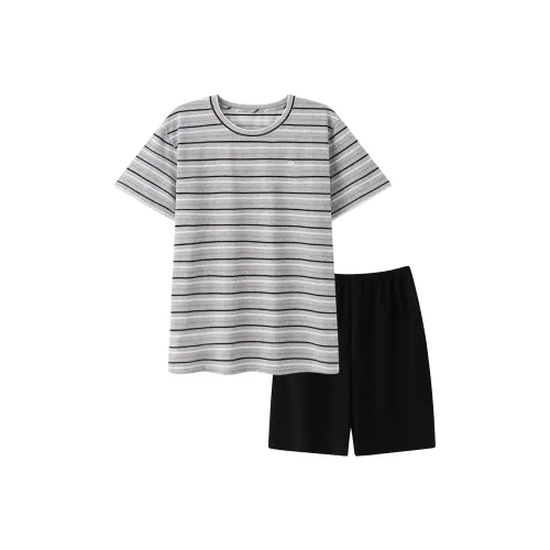 Gongdie Пижамный комплект мужской светло-серый