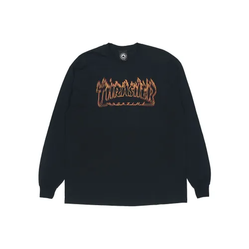 Thrasher Черный Унисекс Свитшоты