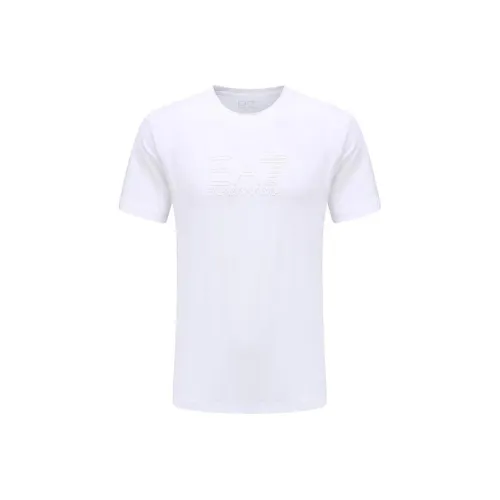 EMPORIO ARMANI EA7 SS22 T Рубашка Мужская Белая