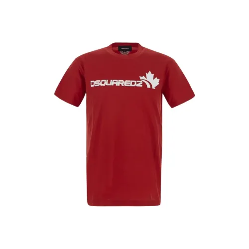 DSQUARED 2 Red Мужская T-рубашка