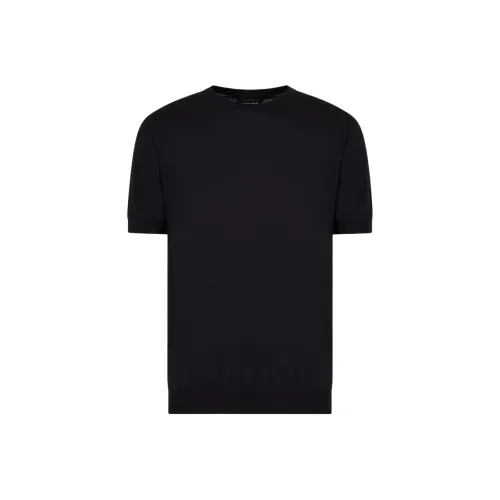 GIORGIO ARMANI Мужские черные T-рубашки