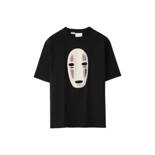 LOEWE Совместное издание Spirited Away Черные Мужские T-рубашки