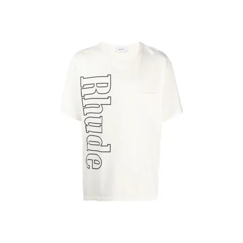 RHUDE Белая Мужская T-Рубашка