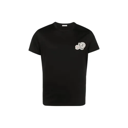 Moncler SS22 Черные Мужские T-рубашки