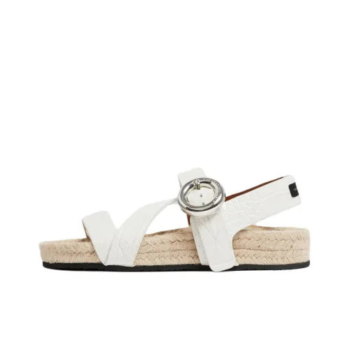 Stella McCartney Gaia S Wave One Strap Sandals Women's White