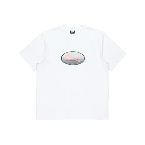 Stussy Белая Унисекс Футболка