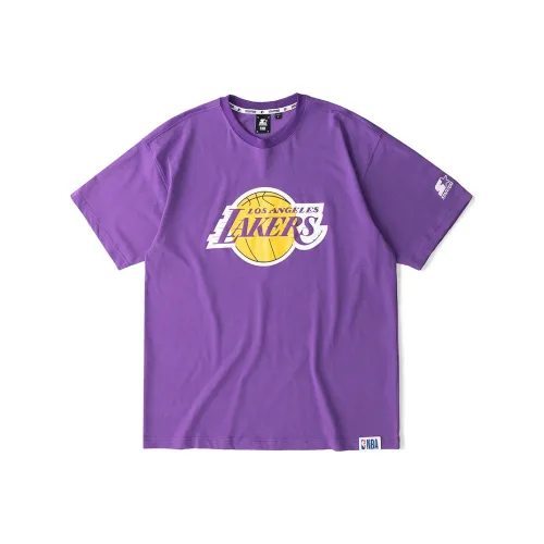 STARTER x NBA Фиолетовые Унисекс Футболки