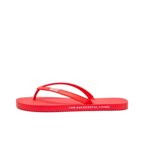DIESEL Шлепанцы Red Men's