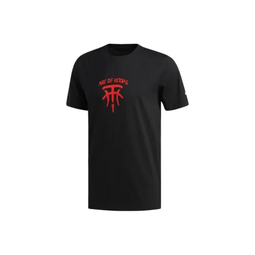 Adidas Мужские черные футболки