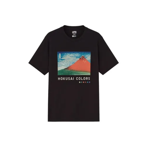 UNIQLO Черная унисекс футболка