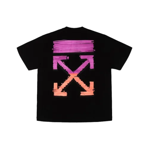 Off Белый SS21 Черный Мужская T-Рубашка