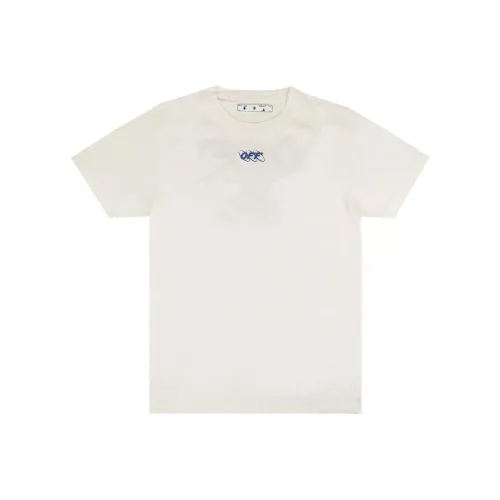 OFF Белый SS23 T Рубашка Обычный крой Мужской Белый