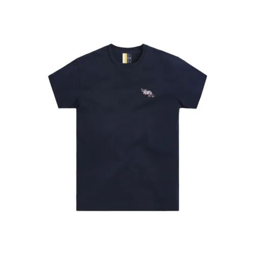 Kith Темно-синяя унисекс футболка