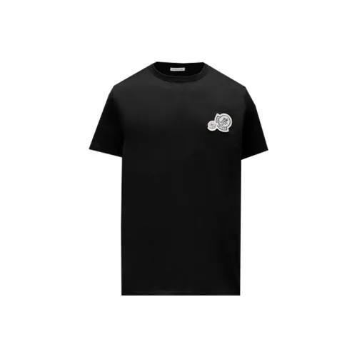 MONCLER Мужские черные T-рубашки