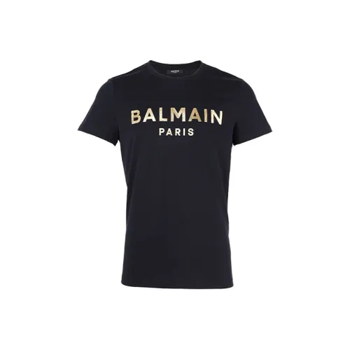 BALMAIN Мужские черные T-рубашки