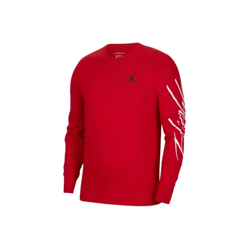 Джордан Фитнес-красные Мужские T-рубашки