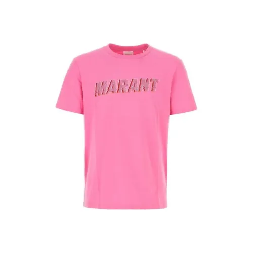 ISABEL MARANT Розовый Мужской T-Рубашки