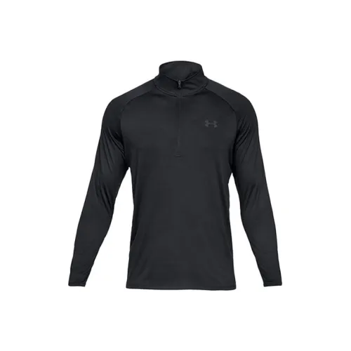 Under Armour Технический Черный Мужской T-Рубашки