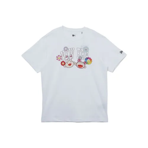 New Era New Era Ss22 X Takashi Murakamitakashi Murak Белая Унисекс Футболка