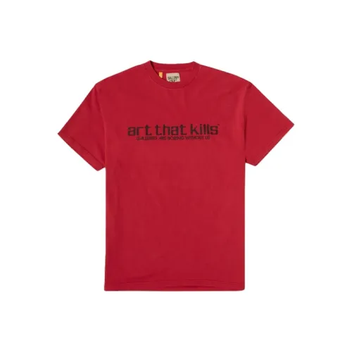 Gallery Dept. Red Men's T-Shirts Gallery Dept. Красные Мужские Футболки
