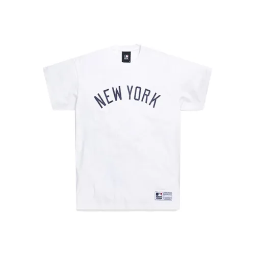 KITH Collaboration x MLB Base Logo T-Shirt Унисекс Белый
