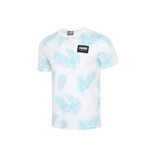 PUMA Светло-синие Мужские T-рубашки