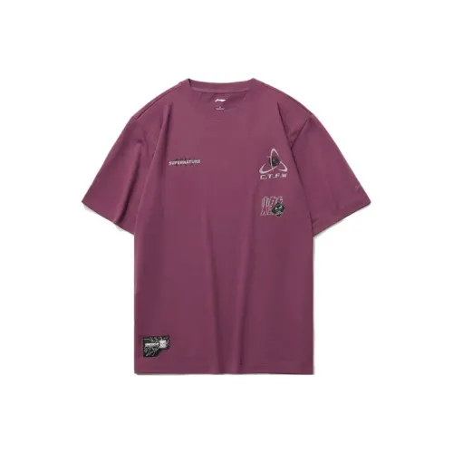 LINING T Рубашка Унисекс Виноградный фиолетовый